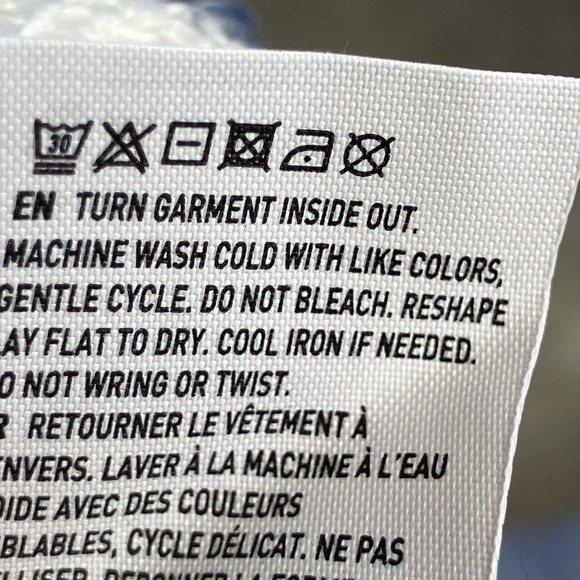 American Eagle Sweater‎ Womens Size Small Blue White Striped Collared Preppy - Picture 9 of 10